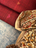 Handwoven Handcrafted Bhujodi Kalamkari Kurta Dupatta Set