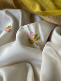 Handwoven Chikankari Work Maheshwari Set