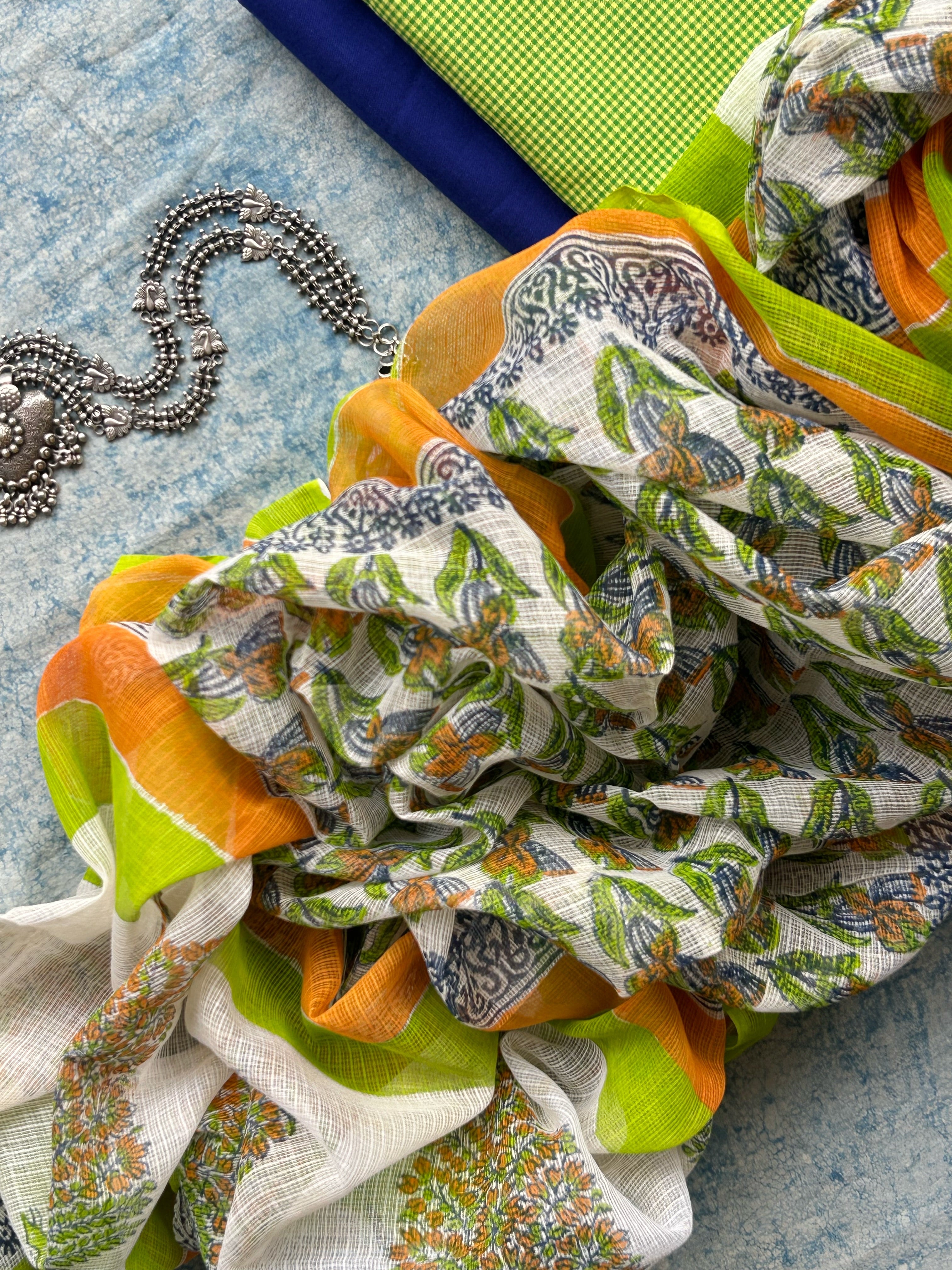 Rang - Handwoven Handblock Printed Set