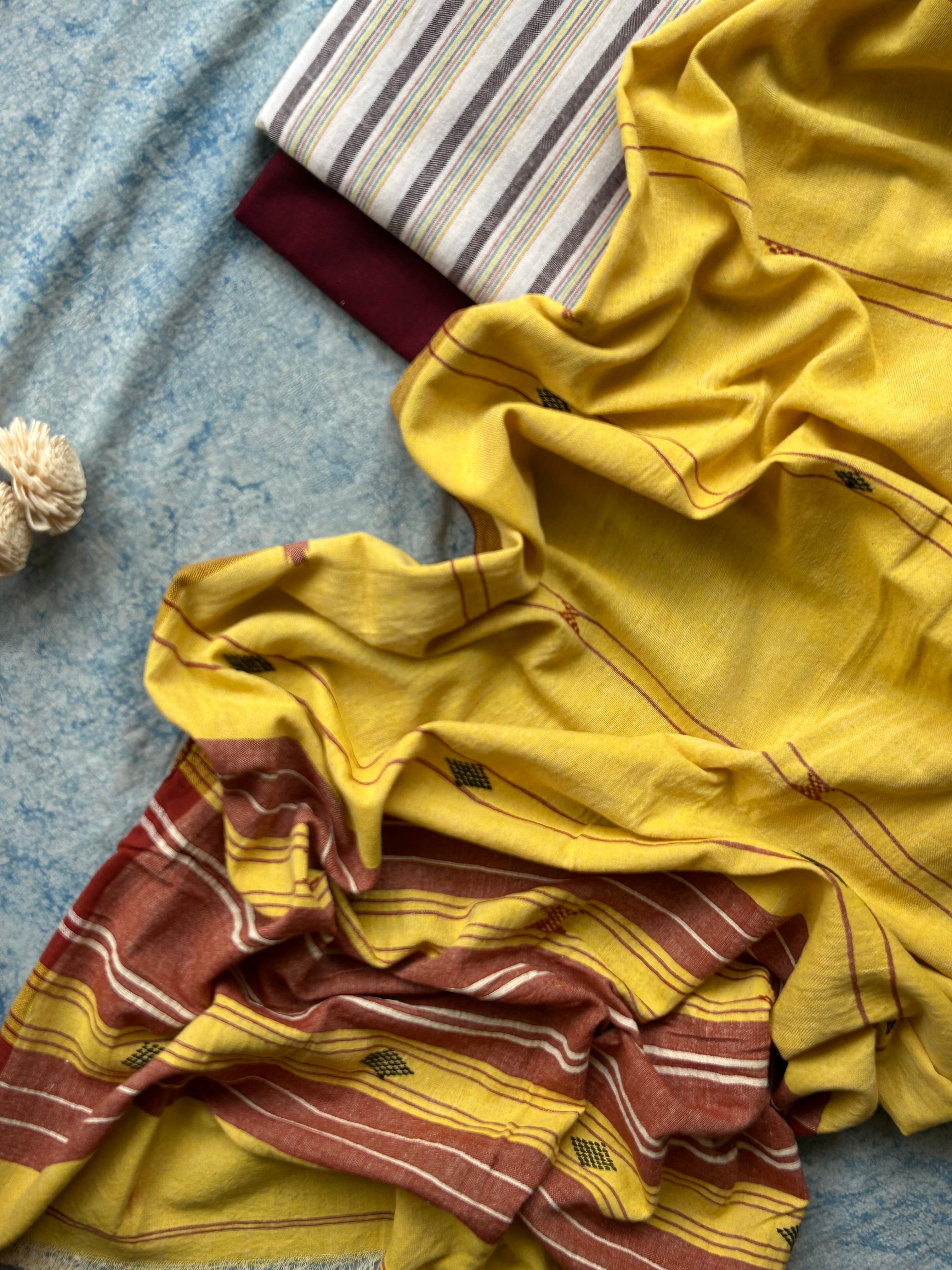 Sawan - Handspun Handwoven Kotpad Suit Set