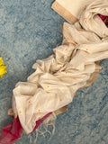 Handwoven Chanderi Kurta Dupatta Set