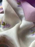 Handwoven Chikankari Work Maheshwari Set