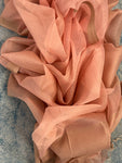 Handwoven Maheshwari Kurta Dupatta Set -Soft Peach
