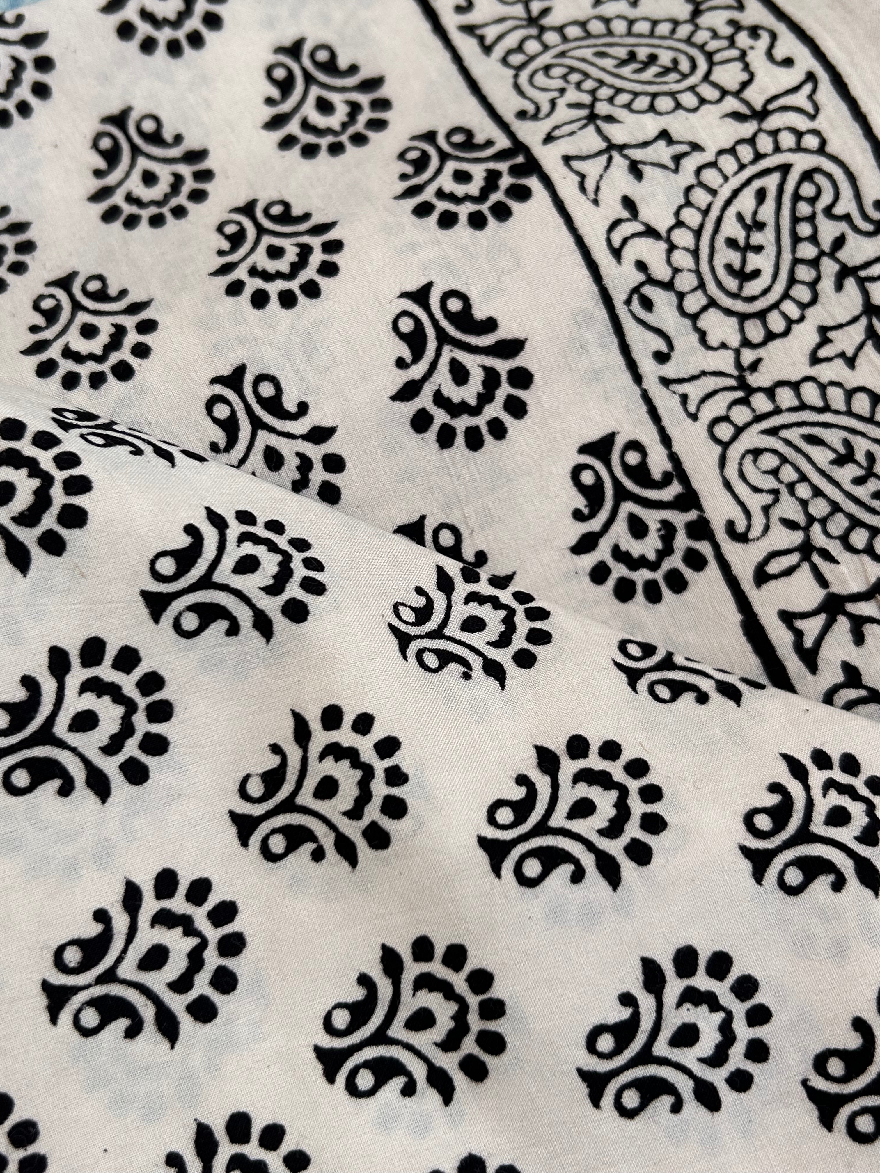 Natural Dyed Bagh Block Print Cotton Suit