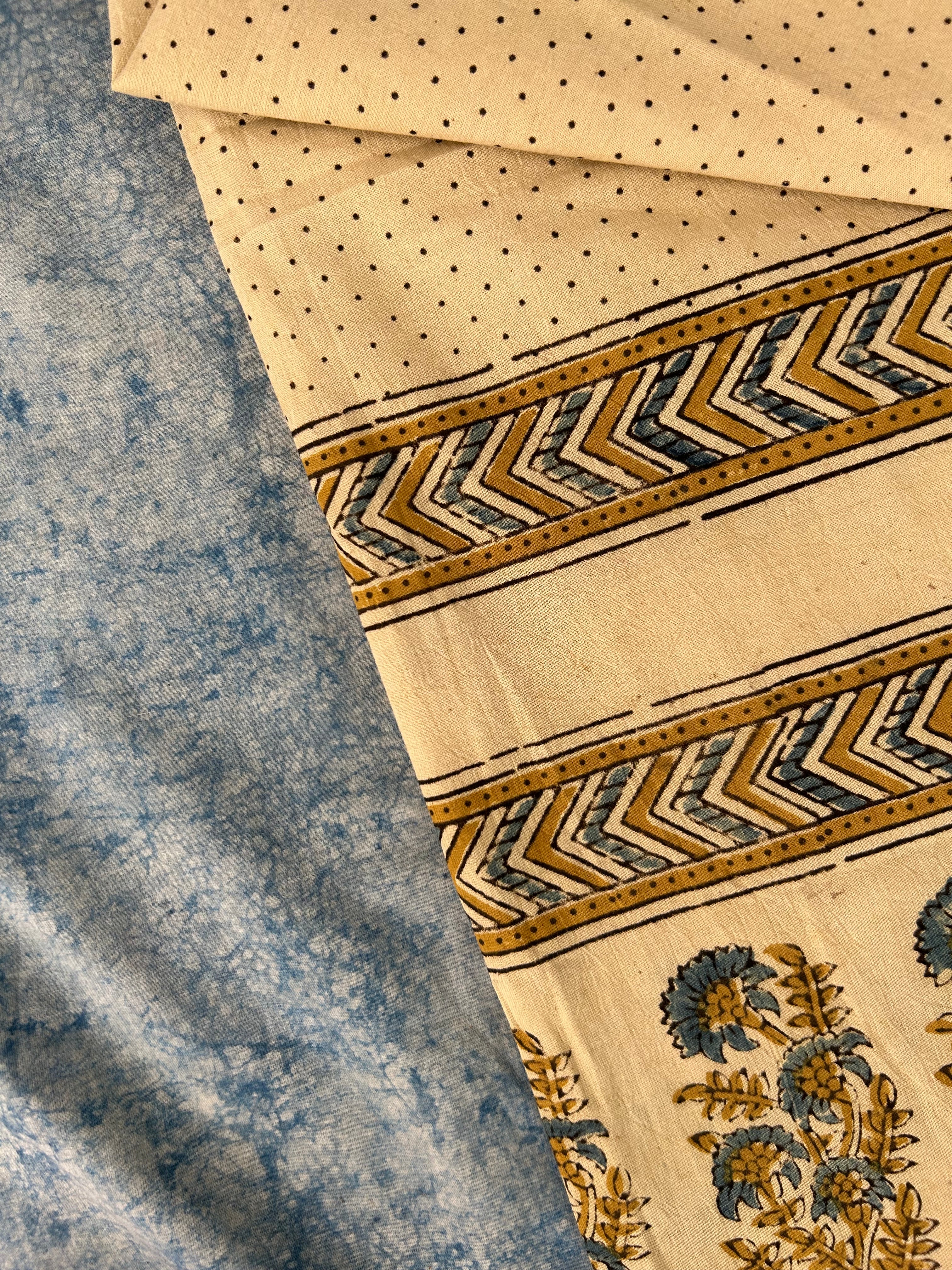 Natural Dyes Hand Block Ajrakh Dupatta