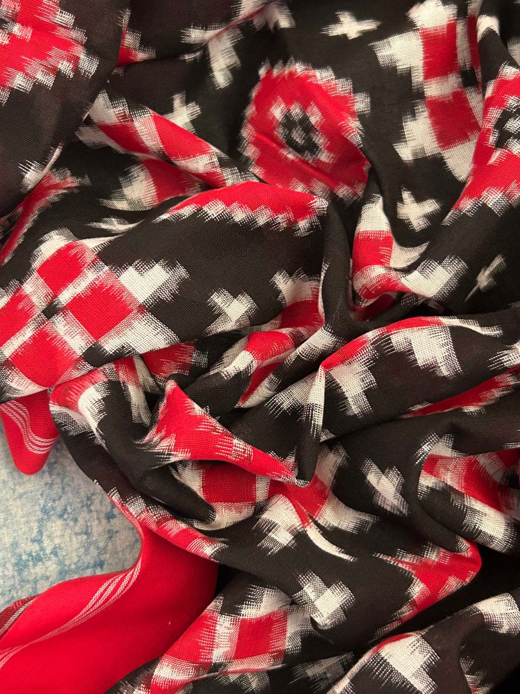 Raga Marwa - Handwoven Ikat Kurta Dupatta Set