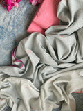 Handwoven Cotton Bengal Jamdani Dupatta Set -The Sunset Sky