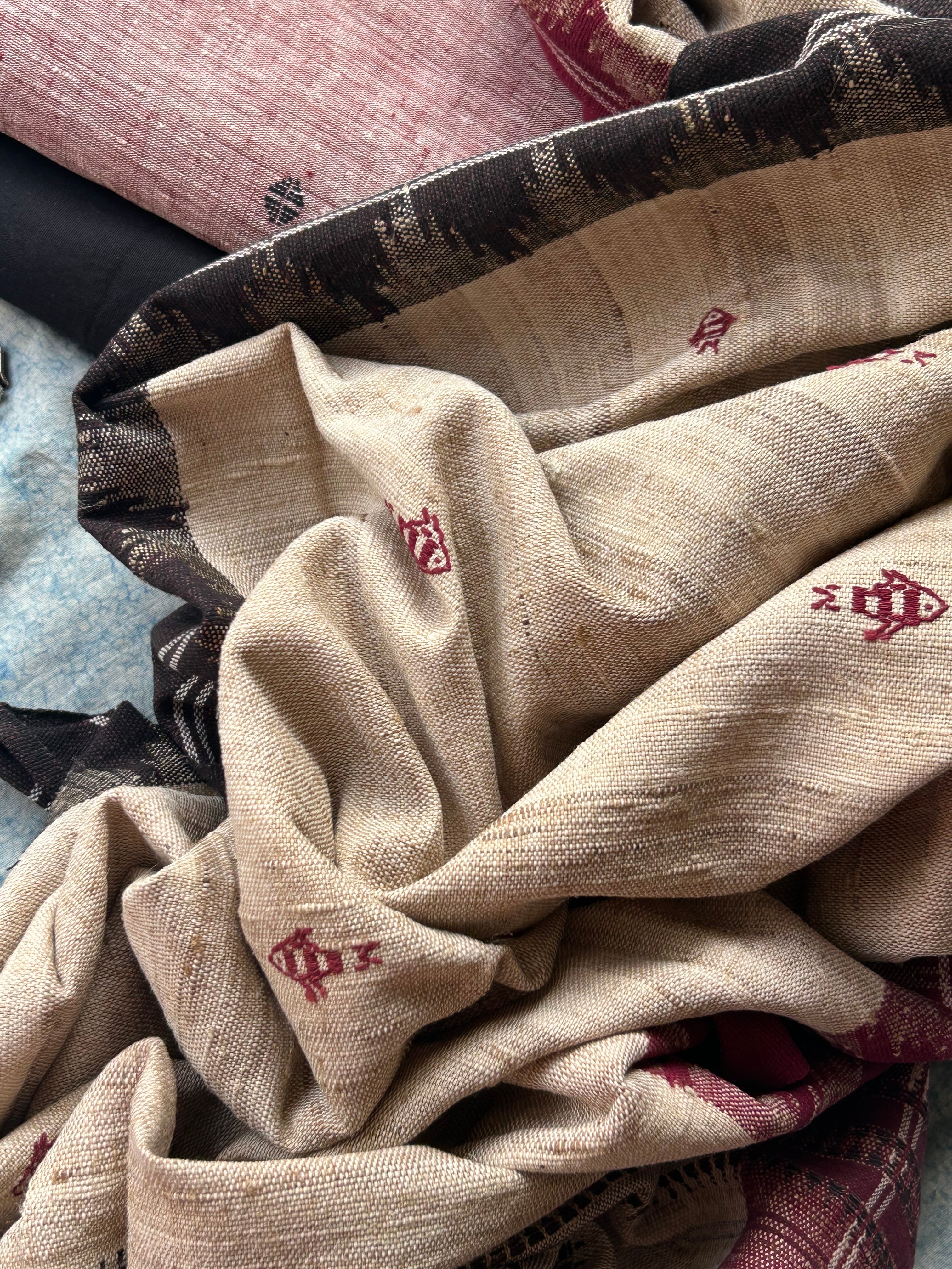 Mrittika - Handspun and Handwoven Ponduru Cotton and Kotpad Set