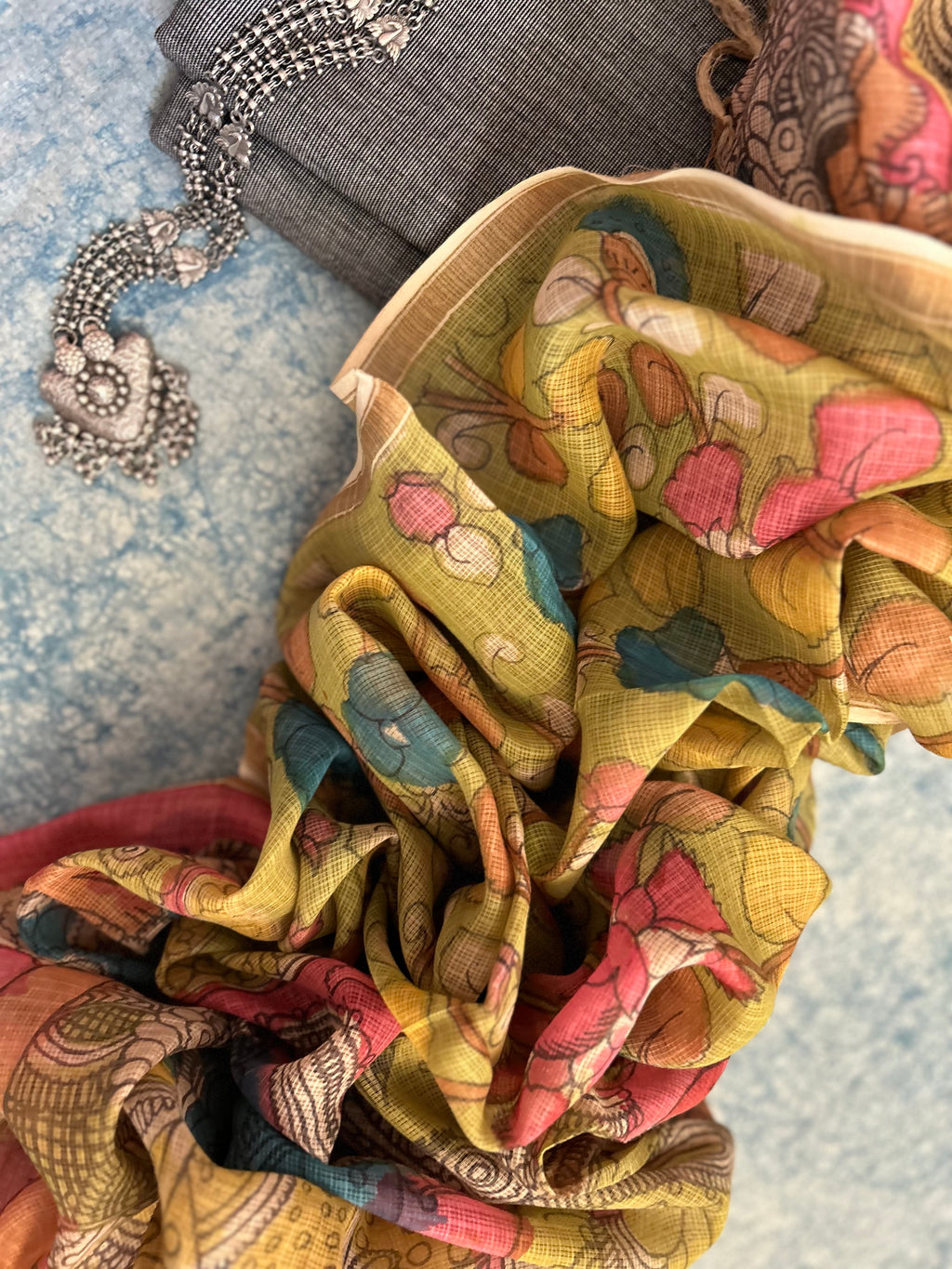 Handwoven Handcrafted Kalamkari Set
