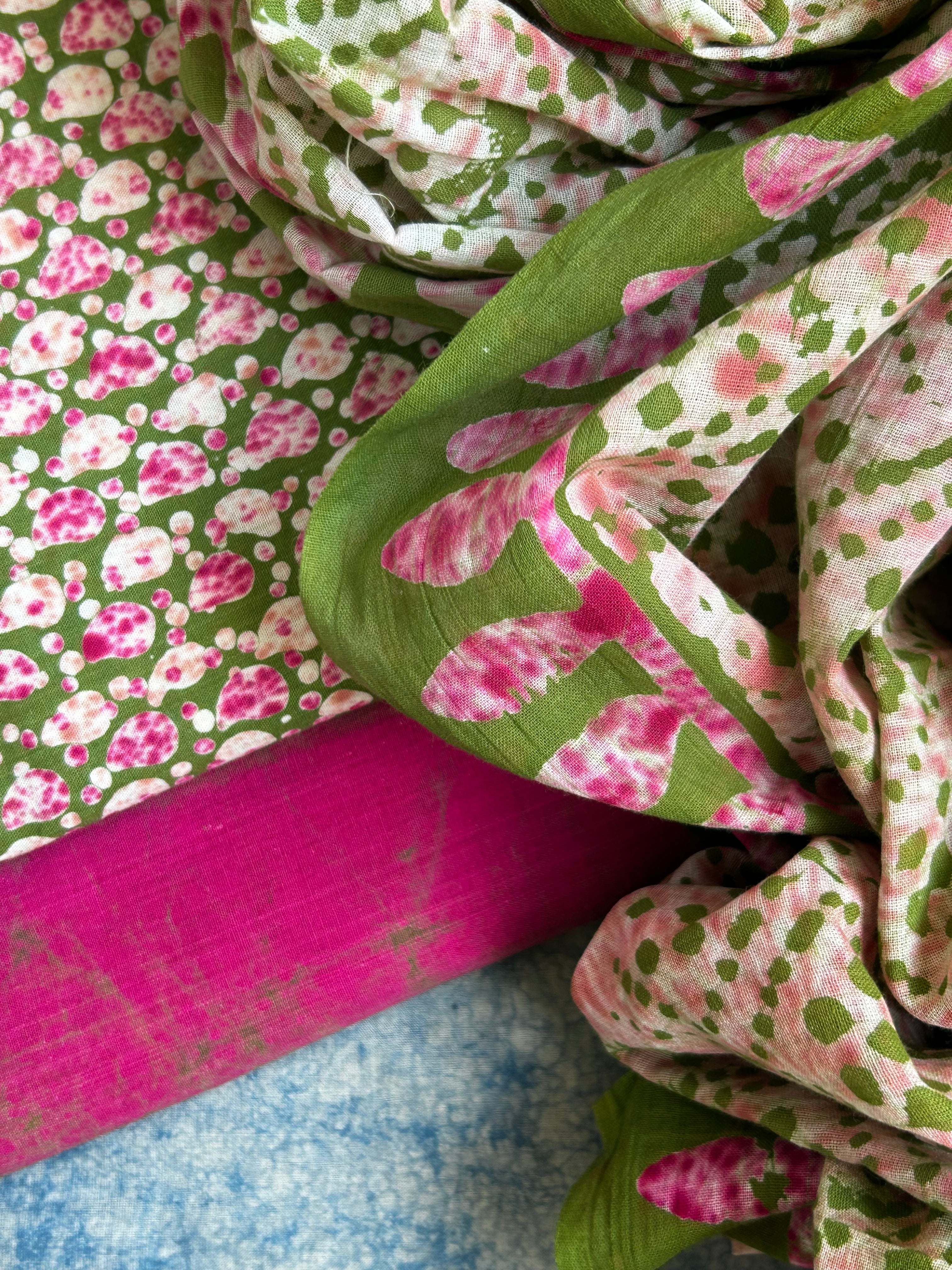 Handblock Batik Cotton Suit
