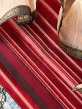Handwoven Maheshwari Kurta Dupatta Set - Apple Red & Almond