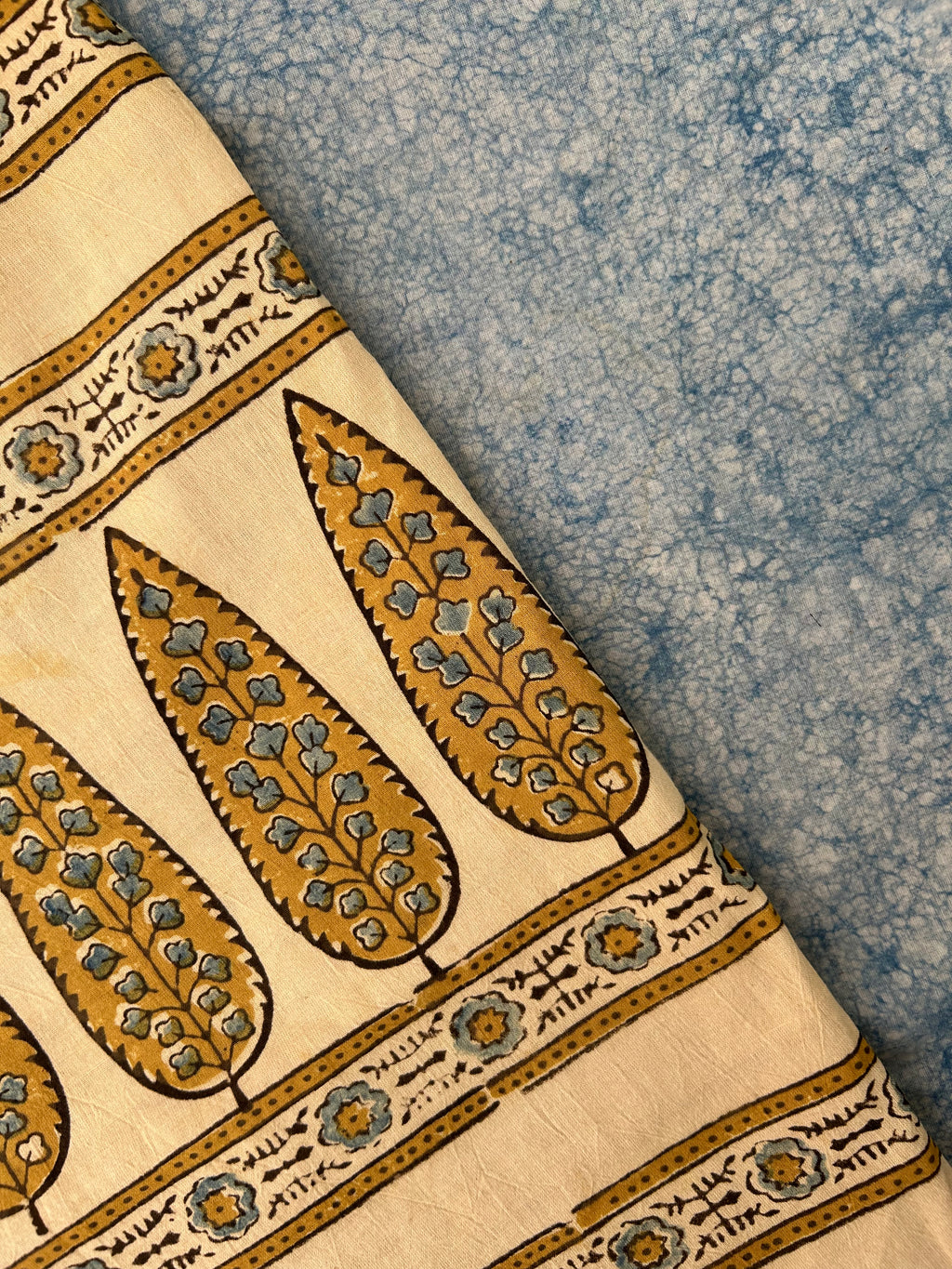 Natural Dyes Hand Block Ajrakh Dupatta