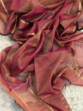Handwoven Maheshwari Kurta Dupatta Set -Wine