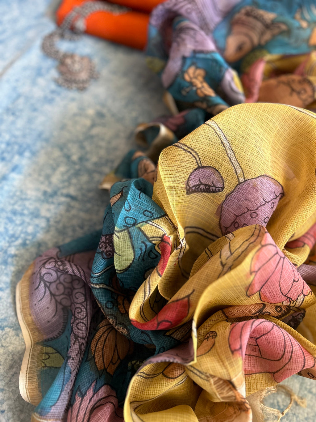 Handwoven Handcrafted Kalamkari Set
