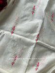 Handwoven Chikankari Work Maheshwari Set