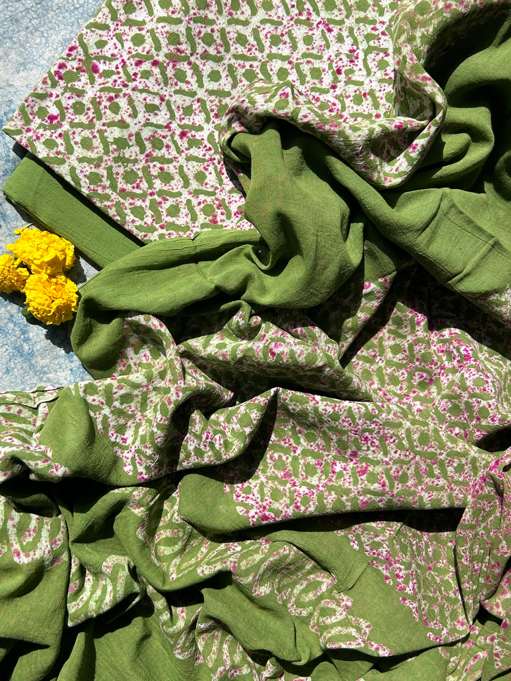 Handblock Batik Cotton Suit