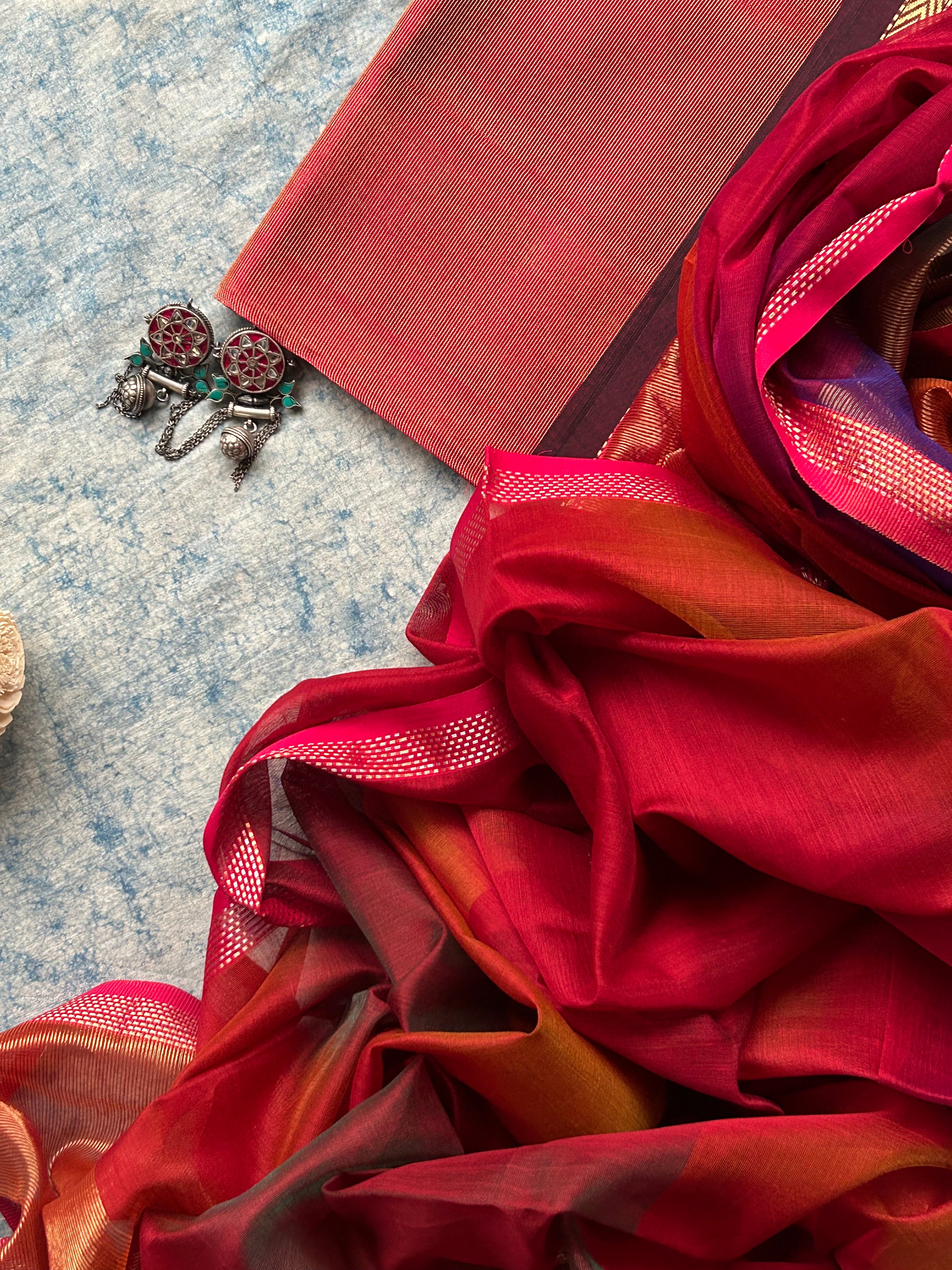 Gulaal - Handwoven Maheshwari Kurta Dupatta Set