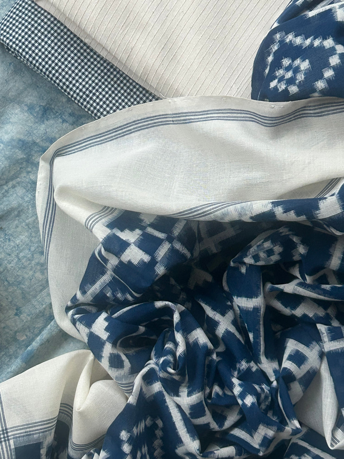 Nilima - Handwoven Ikath Kurta Dupatta Set