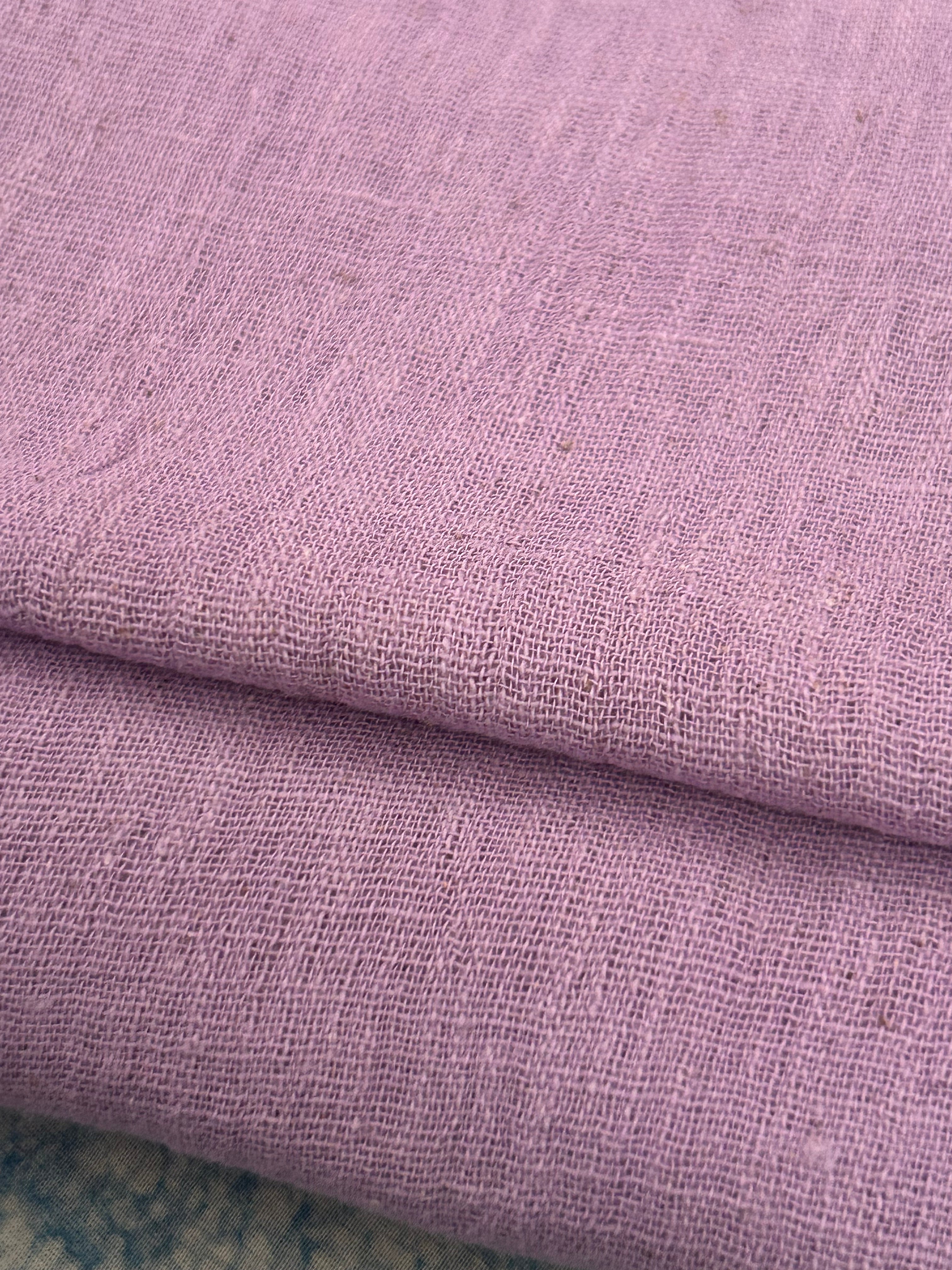 Handwoven Bhujodi Kala Cotton Set - Lavender