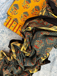 Natural Dyes Handblock Ajrakh Cotton Suit