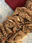 Handwoven Handcrafted Ikath Kalamkari Kurta Dupatta Set