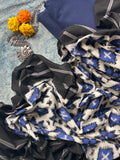 Handwoven Ikat Kurta Telia Dupatta Set
