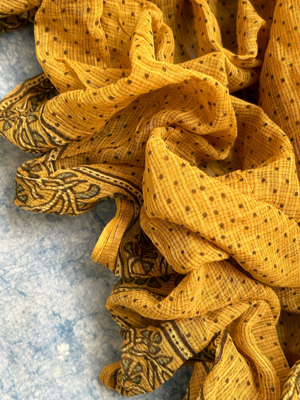 Natural Dyes Handcrafted Ajrakh Kota Dupatta