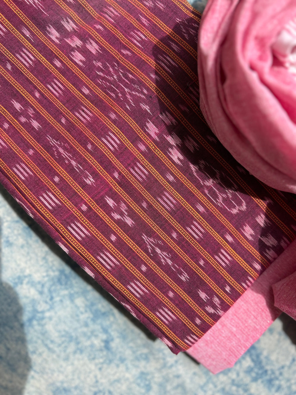 Handwoven Nuapatna Cotton Suit