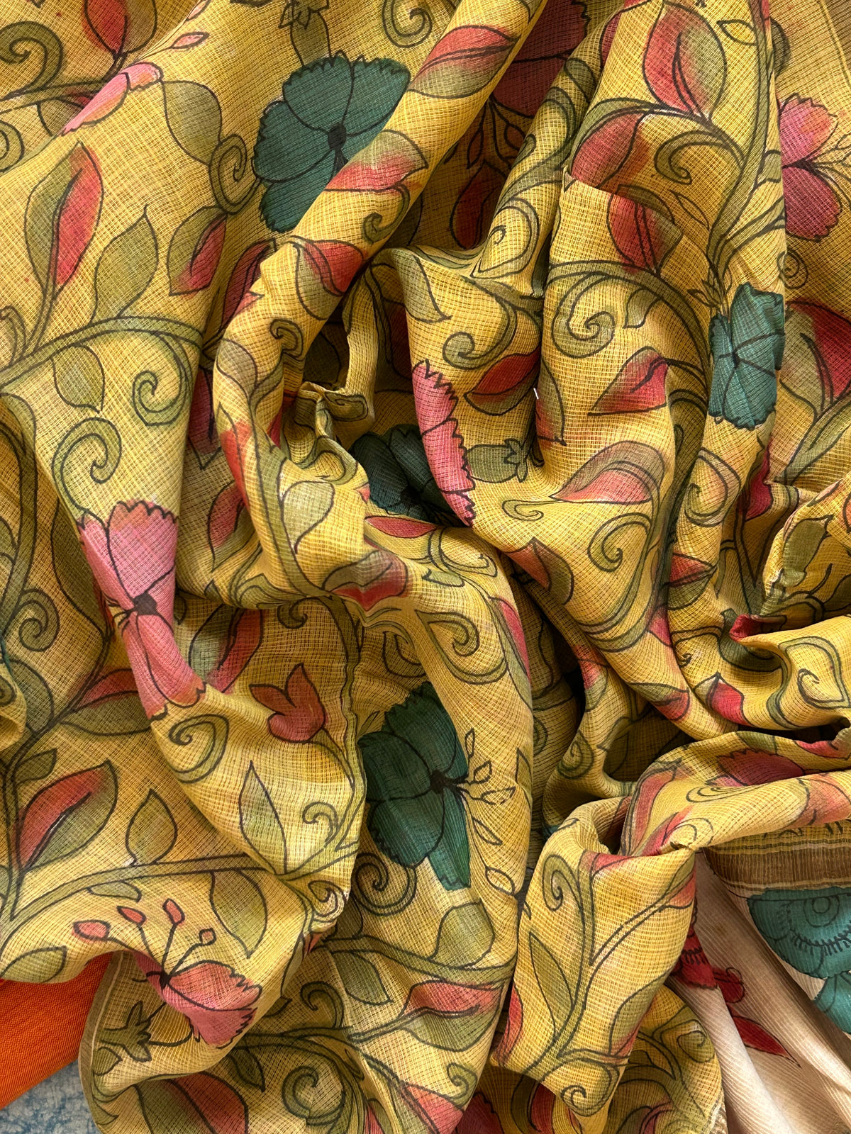 Duaa - Handwoven Handpainted Kalamkari Set