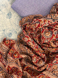 Handwoven Handcrafted Ikath Kalamkari Kurta Dupatta Set