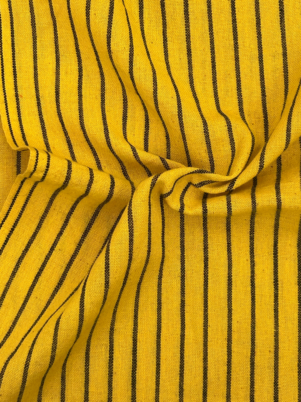 Handspun Handwoven Kotpad Suit Set - Yellow and Brown Red