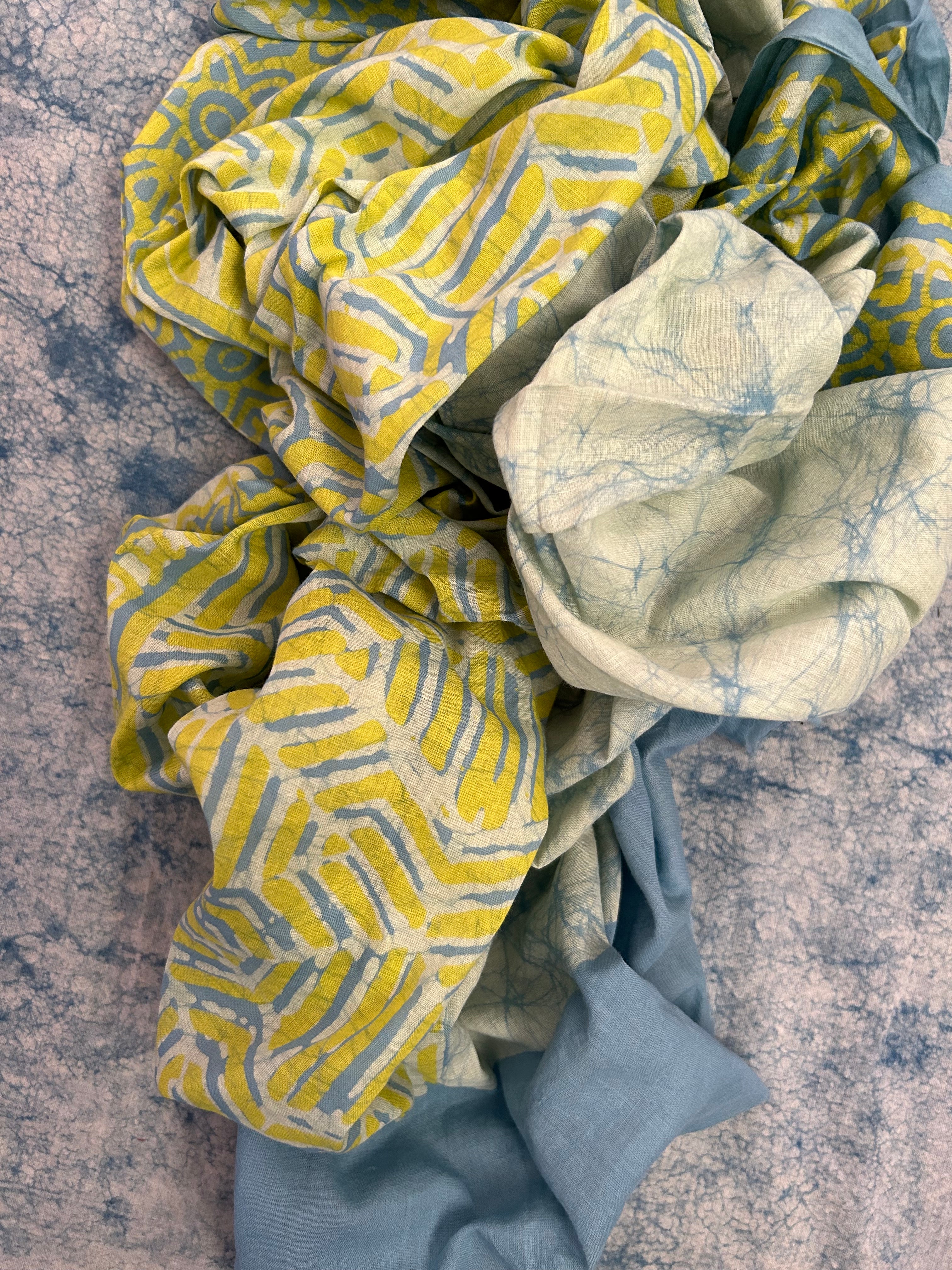 Handblock Batik Cotton Suit