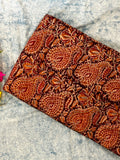 Handspun & Handwoven 2.5m Cotton Fabric With Handdone Pedana Kalamkari
