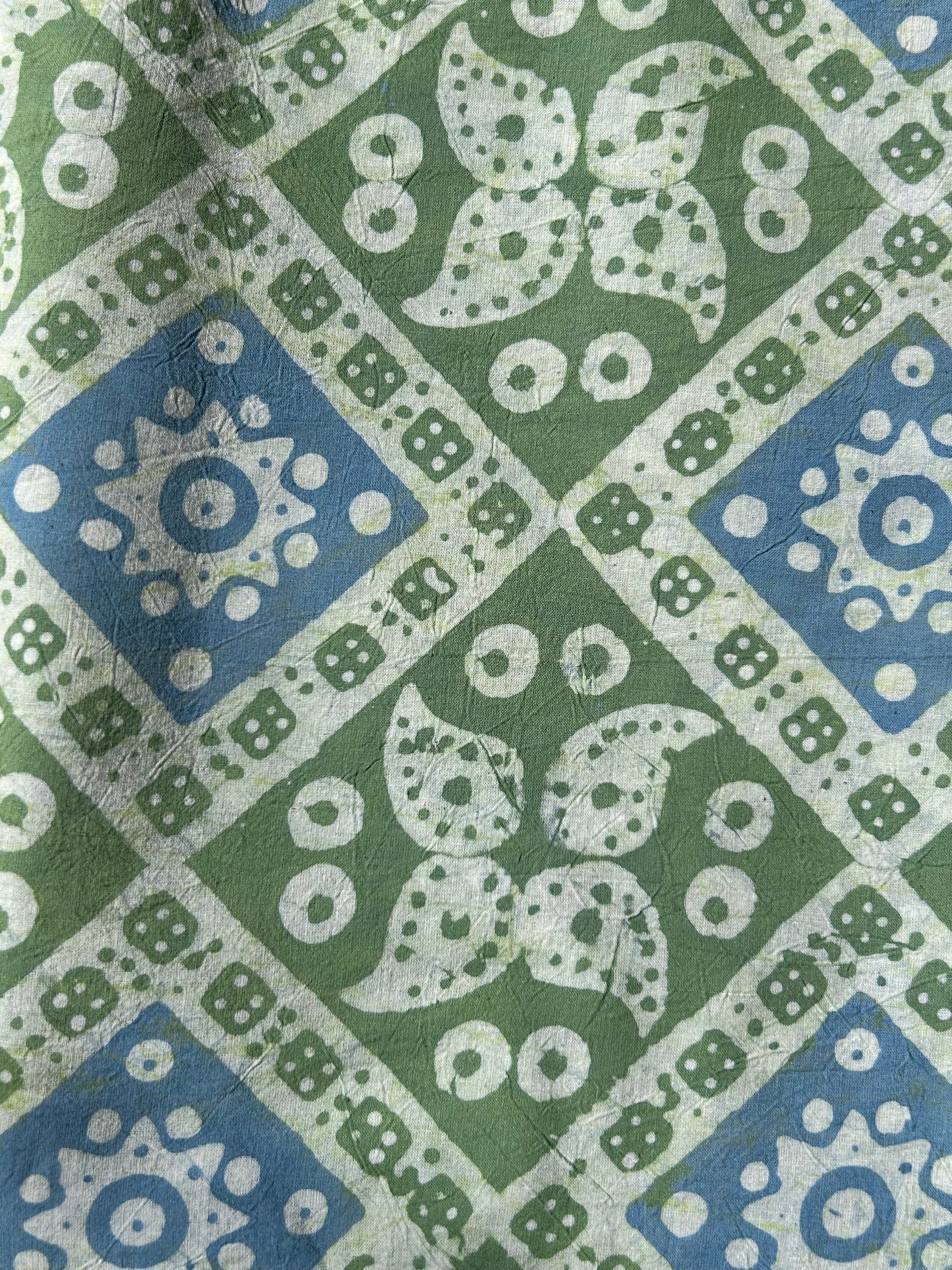 Handblock Batik Cotton Suit