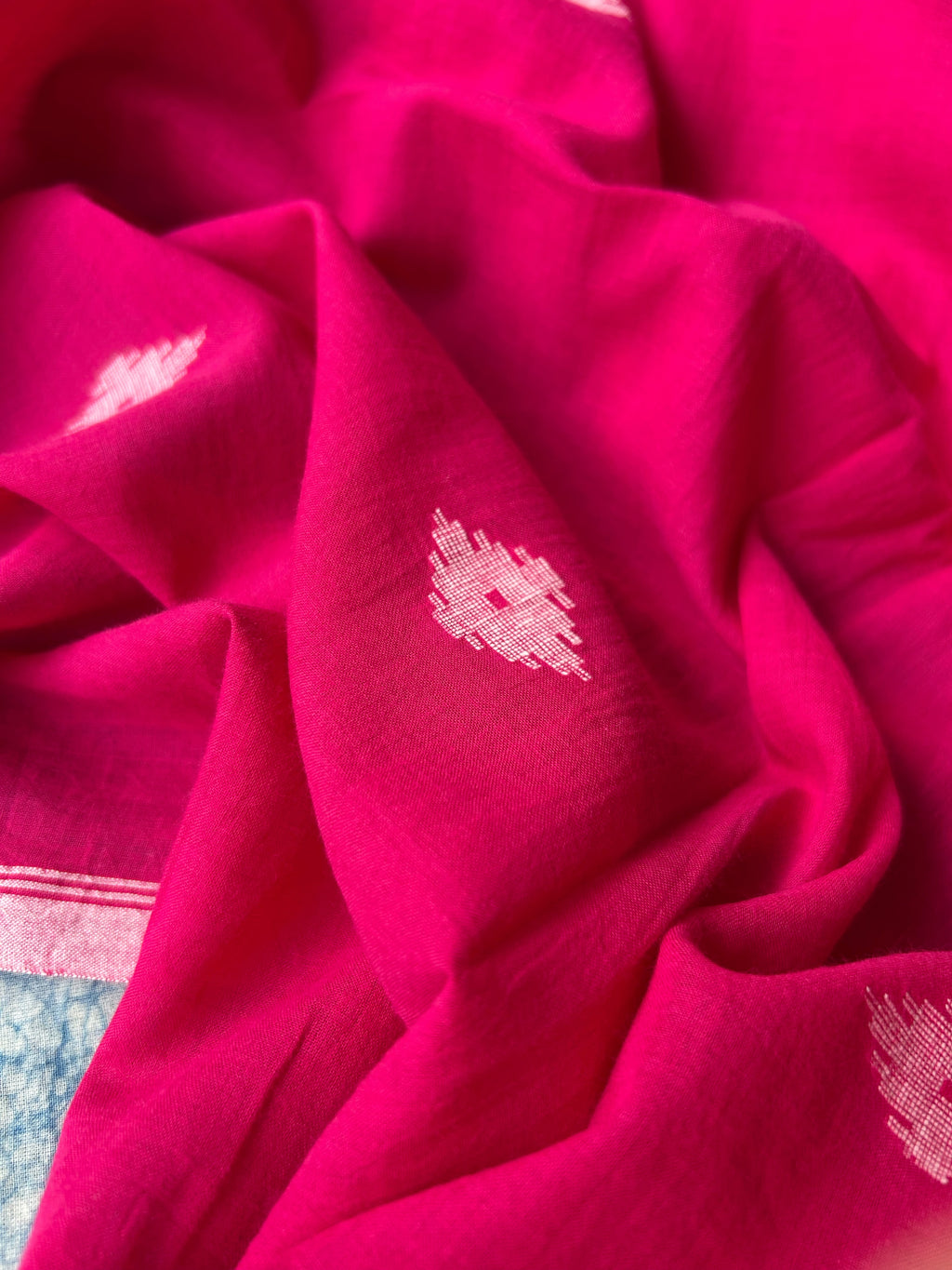Chandrabhaga - Handwoven Bengal Jamdani Fabric (740 INR/metre)
