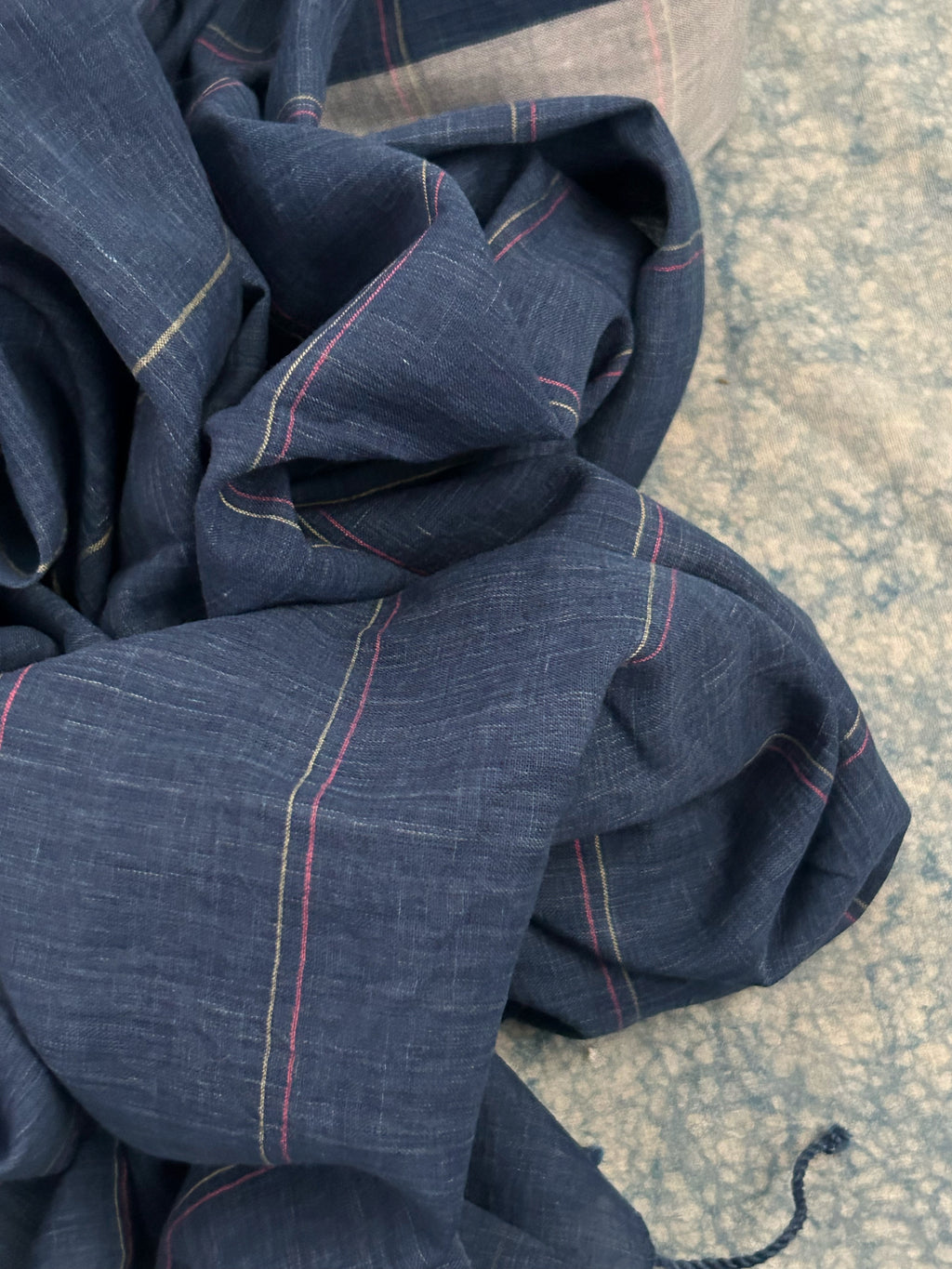 Neel Zari - Handwoven Bengal Jamdani Kurta Dupatta set