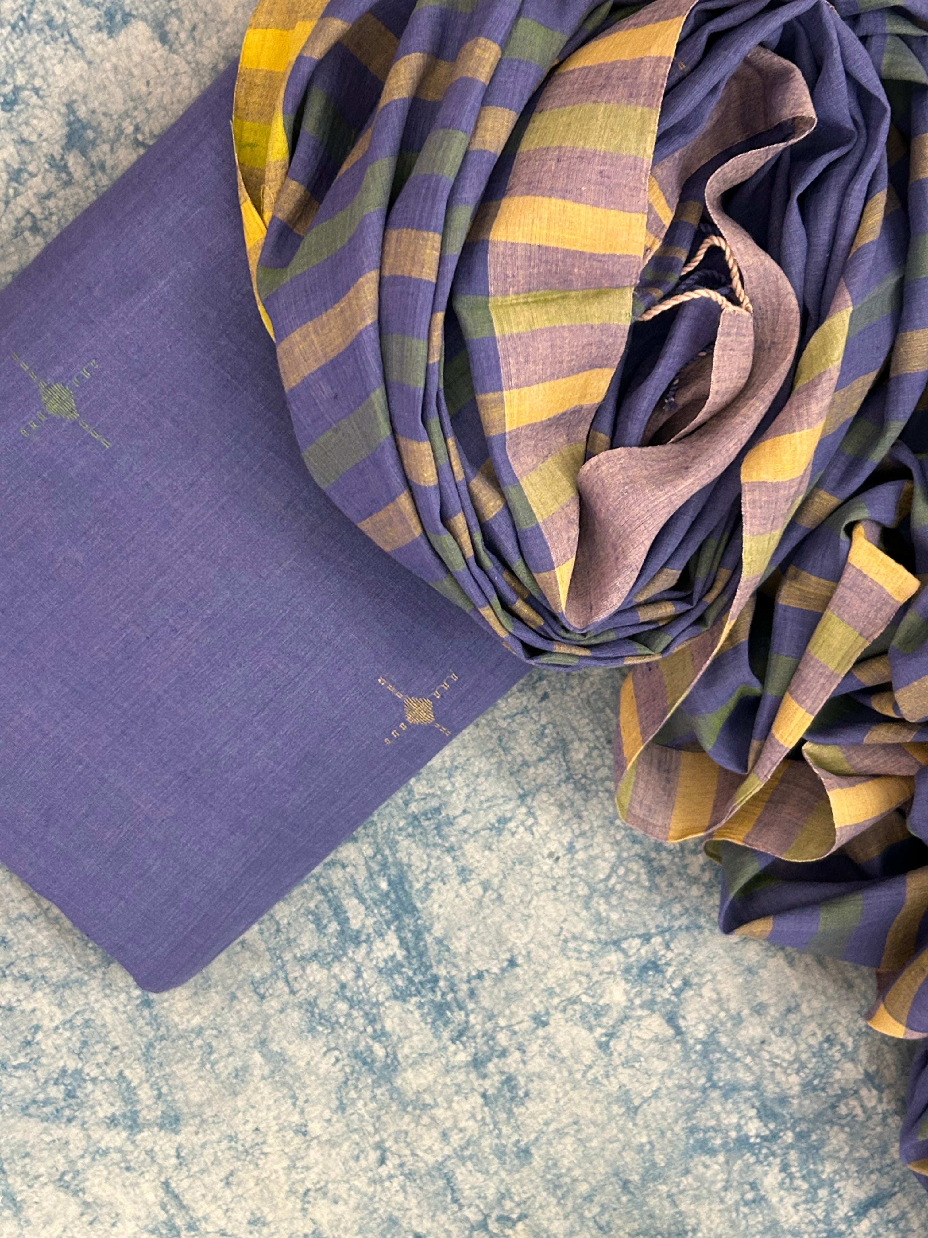 Handwoven Bengal Jamdani Kurta Dupatta set