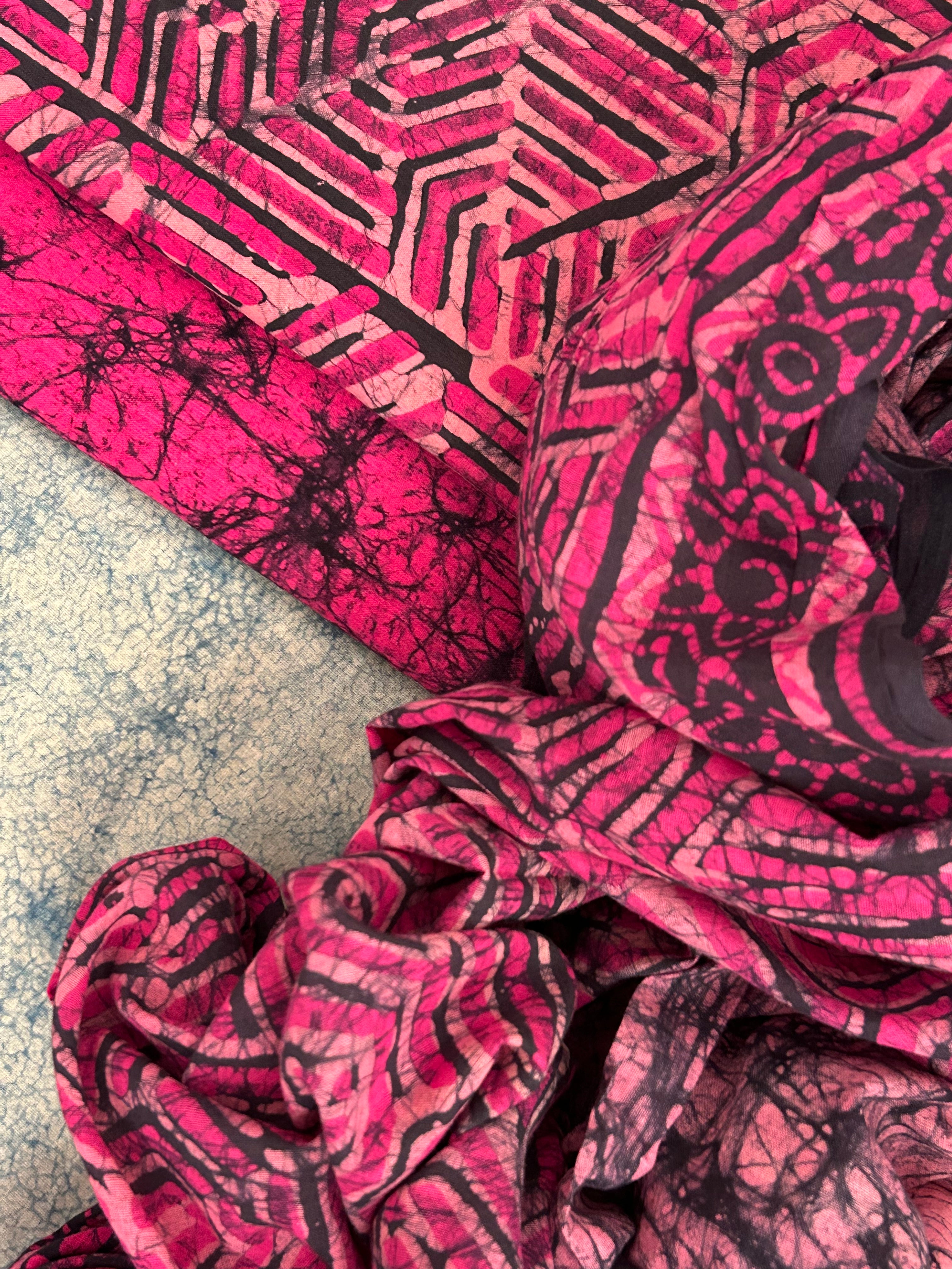 Handblock Batik Cotton Suit