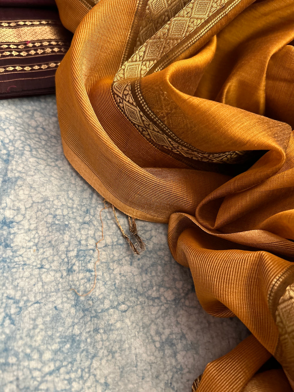 Handwoven Maheshwari Kurta Dupatta Set