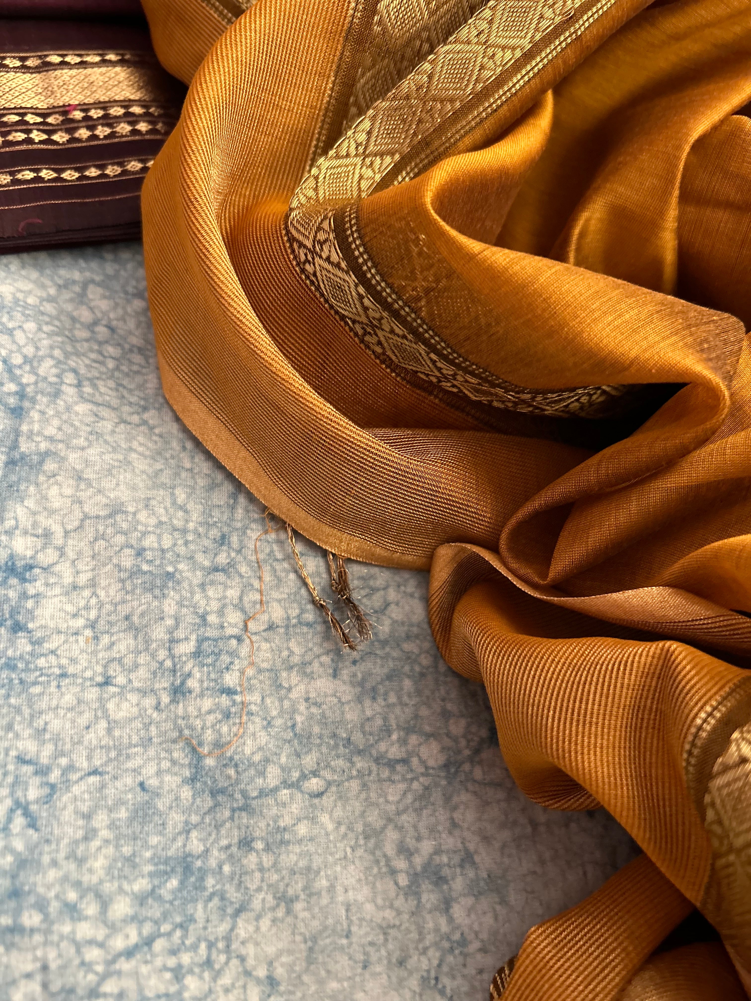 Handwoven Maheshwari Kurta Dupatta Set
