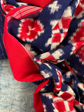 Handwoven Ikat Kurta Telia Dupatta Set