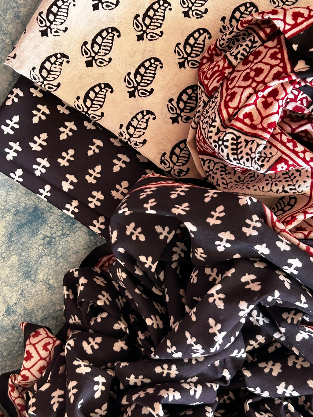 Natural Dyed Bagh Block Print Cotton Suit
