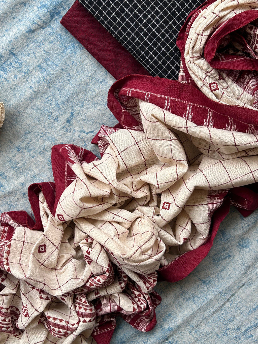 Trishna - Handspun Handwoven Kotpad Suit Set