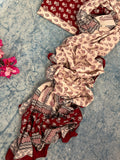 Natural Dyed Bagh Block Print Cotton Suit