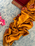Handwoven Maheshwari Kurta Dupatta Set