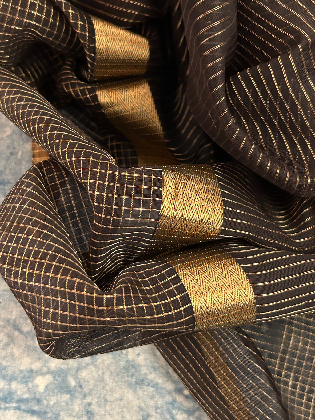 Handwoven Maheshwari Kurta Dupatta Set