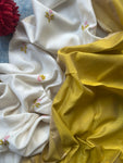 Handwoven Chikankari Work Maheshwari Set