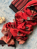 Dhara - Handblock Printed Cotton and Ajrakh Dupatta Set