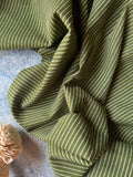 Handwoven 2.5m Fabric - Moss Green