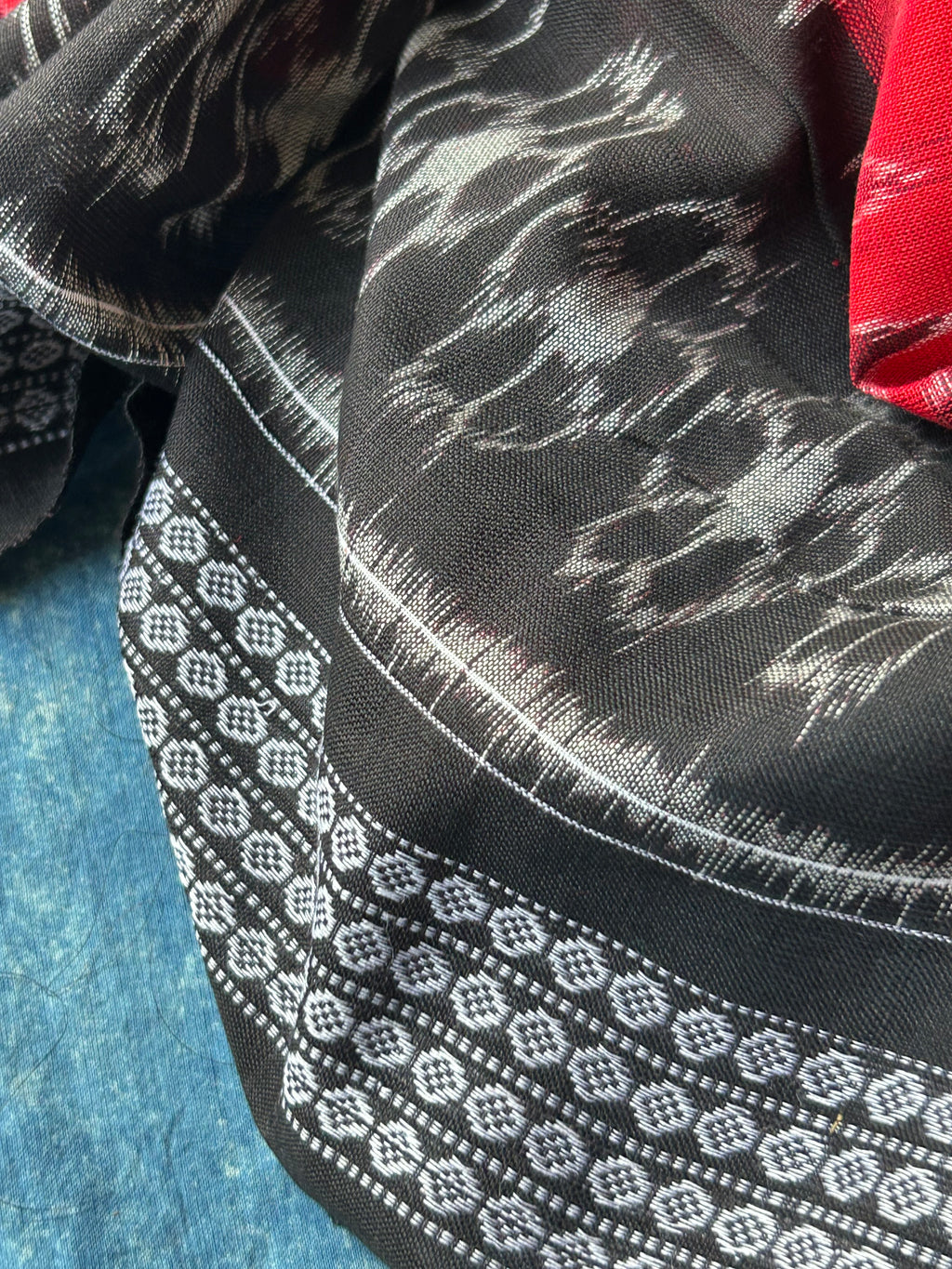 Sindoori - Handwoven Ikath Kurta Dupatta Set